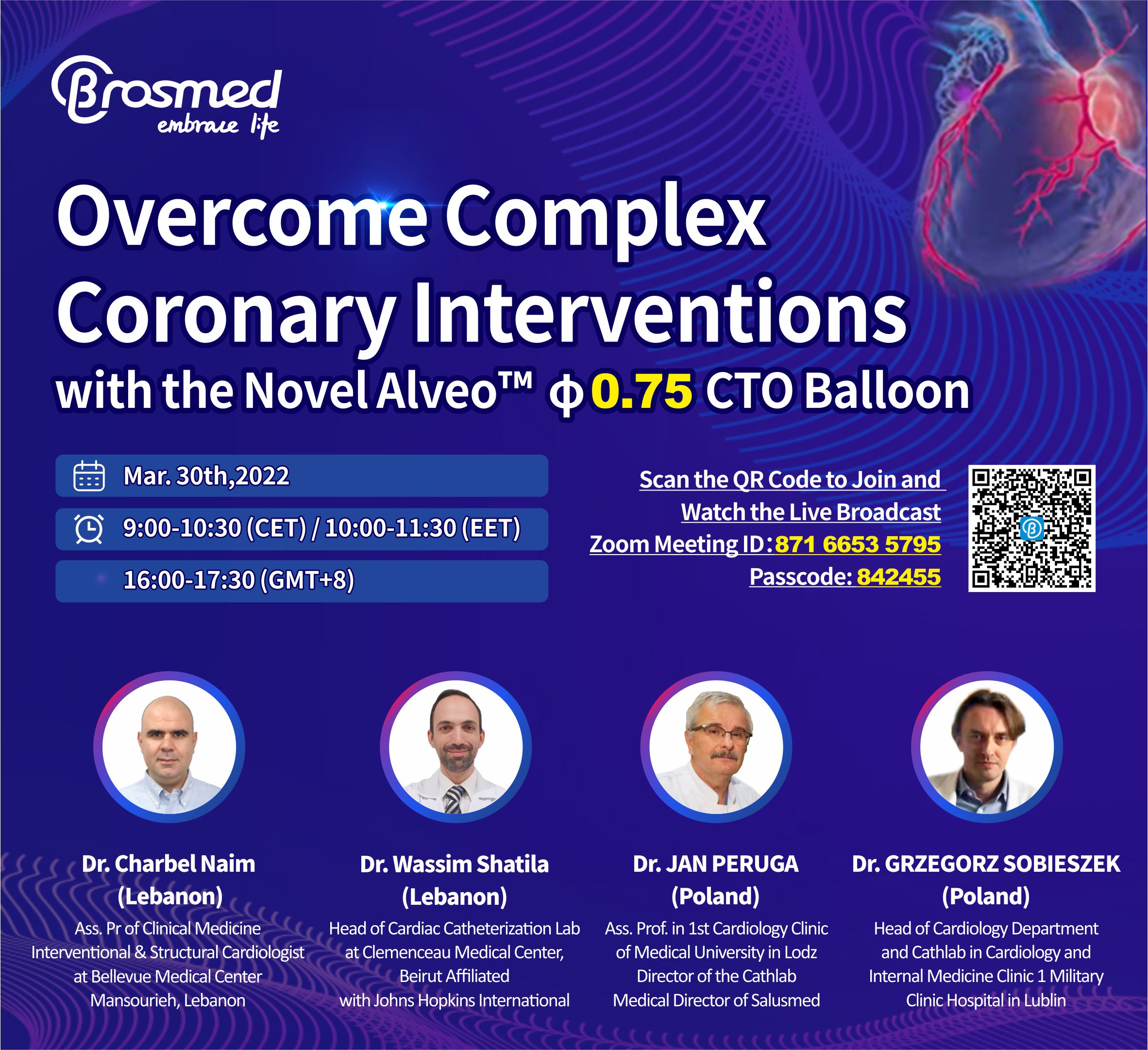 Webinar Announcement: Overcome Complex Coronary Interventions with the Novel Alveo™ φ0.75 CTO Balloon