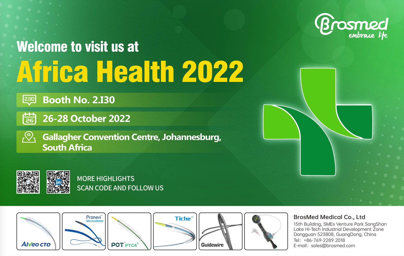 Meet BrosMed at Africa Health 2022