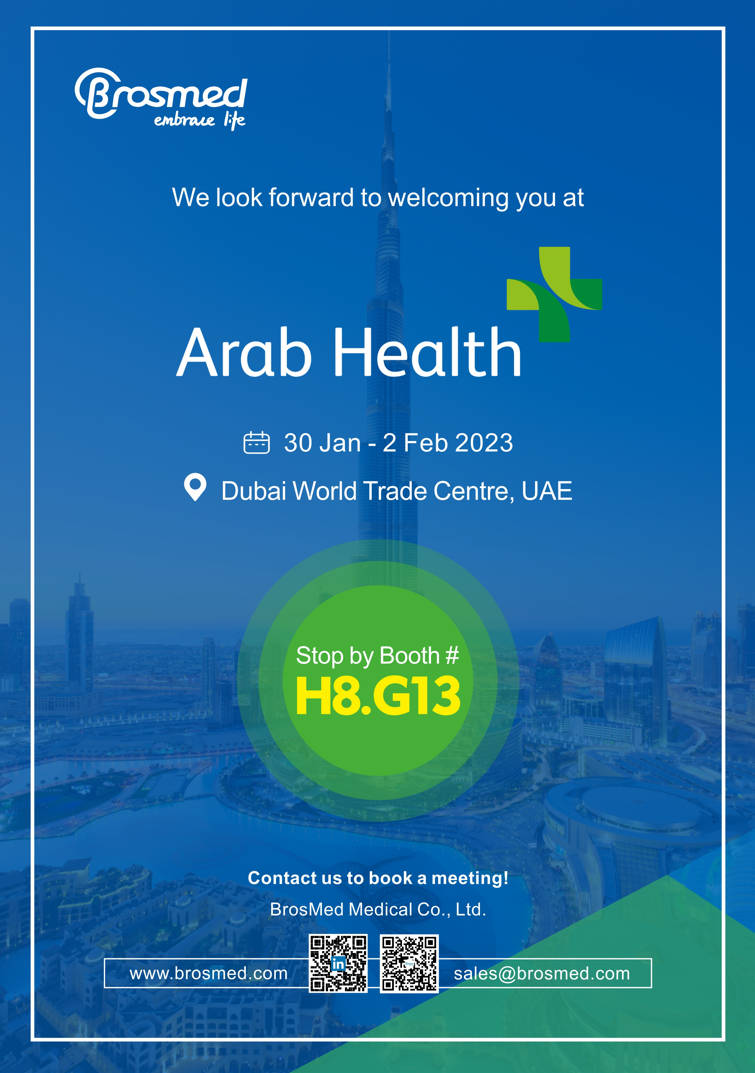 Meet BrosMed at Arab Health 2023